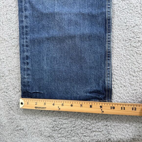 S Levi 569 Jeans Men's 38x30 Loose Straight Fit Comfort Medium Wash Denim - Picture 5 of 12